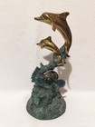 Dan Parker Bronze 9  Sculpture Leaping Dolphins Turtle Coral Reef Sea Life