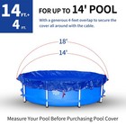 Raindeway 18ft Round Pool Winter Cover For  14ft  Above Ground Pools 14ft 4ft