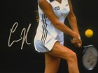 Anna Kournikova Tennis Star Signed 16x20 Matte Photo Psa Authenticated