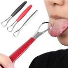 Tongue Scraper Cleaner Stainless Steel Dental Fresh Breath Cleaning Oral- 