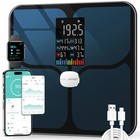 Smart Bathroom Scale - Body Weight   Fat Measurement  Rechargeable Digital Scale