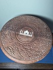 Vintage Indian Carved Sheesham Rosewood Wooden Table With Taj Mahal Inlay