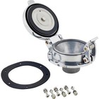 Speedway Motors Large 4-5 8  Polished Aluminum Shelby Cobra Style Gas Fuel Cap