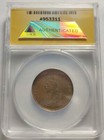 1935 Australia Half Penny 1 2p Copper Coin Anacs Graded Ms63brn Rare Key Date 3b