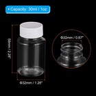 30pcs 30ml 1 Oz Wide Mouth Reagent Storage Bottle Plastic Sample Containers