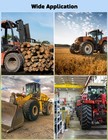 Clamp On Debris Forks To 48  Bucket  tractor Skid Steer Pallet Forks Heavy Duty