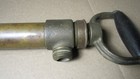 Vintage   Antique Brass Hand Bilge Pump W  Foot Peg Nautical Boat Decor