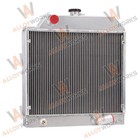 Re70236 Radiator 4 Row For John Deere 5410 5415 5420 5420n 5510 5605 5705 5715