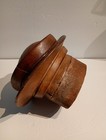 Vintage Capitol Hat Block Wood Mold Antique Millinery Piece Rare Puzzle  Branded
