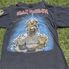 Iron Maiden World Slavery Tour 1984-85 Long Sleeve Shirt Black Size S