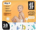 Baby Diapers Size 5  18 Count Of Disposable  Extra-absorbent  Hypoallergenic    