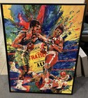 Muhammad Ali   Joe Frazier 30x40    Boxing Art By Richard T  Slone