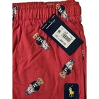 Polo Bear By Ralph Lauren Men s Red Jersey Sleep pajama active Shorts Size Large