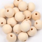 1000pcs Wooden Beads Natural Spacer Beads Jewelry Making Diy 4mm-50mm