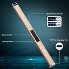 Usb Electric Lighter Dual Arc Cigarette Plasma Rechargeable Windproof Flameless