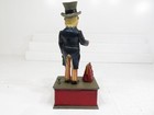 Vintage Cast Iron Uncle Sam Mechanical Coin Bank Ln 13158 