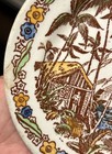 Rare Vintage 1930   s-40   s Tepco Trader Vic   s Hawaiiana Tiki Plate