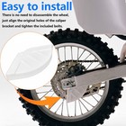 Rear Brake Disc Cover Guard Kit For Honda Cr125r Cr250r Cr500r 1987-2001