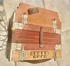 Antique Eagle Brand Accordian Made In Germany Drgm Mini