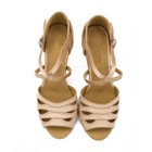 Latin Dance Shoes Performance Ballroom Swing  High Heeled Sandals Buckle Strap