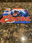 Coors Light Polar Bear Beer Sign Mancave Wall Decor Rare Beer Sign 9in X 9in