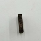Vtg Letterpress Printing Block Antique Metal Advertising Stamp Olives Bottle