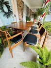 Mid Century Danish Teak Dining Table And Chairs