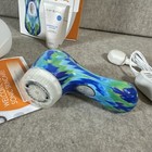 White Clarisonic Mia 2 Sonic Facial Skin Cleansing Brush System Ikat Blue