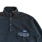 Vintage Patagonia Synchilla Fleece Snap-t Pullover Black Xxl
