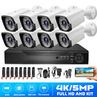 5mp Lite 8ch Dvr 1080p Security Camera System Outdoor H 265  Home Cctv Kit