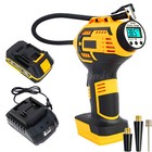 Car Air Tire Pump Inflator Compressor Led Digital Electric Portable 980kpa 20v