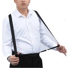 Suspenders For Men Heavy Duty  X Shape Back Hidden Suspender 1 5  Under Clothing