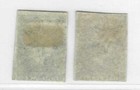 Ceylon 1867 S g  2a   3a Neat Imperf Stamps