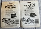 1992 Coca Cola Company Christmas Santa Claus Coasters 2 Packs Of 4 Assorted