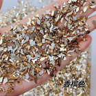 100pcs Small Shape Crystal Champagne Czech Crystal Rhinestone Flatback Nail Art