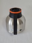 Vaculator Stainless Steel Coffee Carafe 2 Qt  1 9l Orange Rim Model 111445