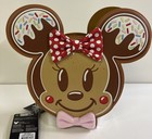 New  Loungefly Disney Mickey   Minnie Gingerbread Cookie Figural Bag Scented