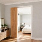 Concealed 180  bifold Barn Door Hardware Kit Hidden For Left right Open Closet 