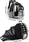 Black Cat Carrier Dog Carrier Backpack  Pet Carrier Back Pack Pack For Small Med