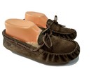 Ugg Australia 5612 Dakota Moccasin Slippers Womens Size 6 Eur 37 Brown Leather