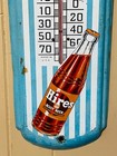 Vintage Drink Hires Root Beer Metal Thermometer Soda Cola Sign 27   