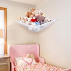 Stuffed Animal Net Hammock Corner Organizer Holder For Plushies Toys