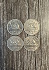 Canada Nickel Lot Of 4 Old Coins