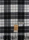Men s Winter Scarf check-plaid Black White Cashmere Feel warm Soft  Unisex