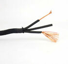 18ga 3 Lead Cloth Covered Black Wire For Antique Fans Brass Emerson Ge Cord 