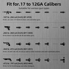 Professional Red Dot Laser Bore Sight Kit Multiple Calibers Precise Bore Sighter