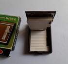 Vintage  new  Mini Index A-z Flip Open Telephone Address Eagle Brown