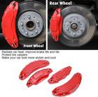 4pcs Red Aluminum Brake Caliper Covers     Disc Brake Caliper Guard Set For 18   