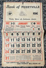Bank Of Perryville Wall Calendar 1982 Perryville Mo
