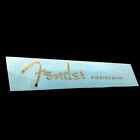 3 Sets Fender Stratocaster Guitar Headstock Logo Decal Metal Selfadhesive
